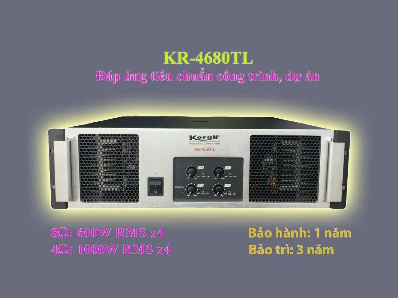 Main công suất KR-4680TL